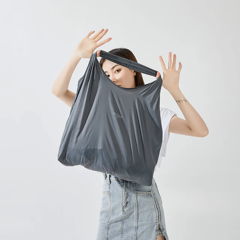 Polybye Super light Reusable Tote bag Eco-friendly Nylon Foldable Shopping Bag Handbag Grocery Bag Lunch Bag Recycle Bag 3