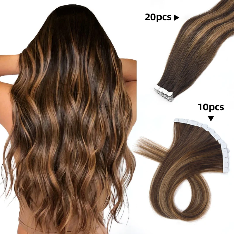 222724-e2d3d1.jpg S96a934f915434c96ad6b2a4d1b3e4681O Tape In Human Hair Extensions Real Remy Hair Extension Straight Seamless Skin Weft Adhesive Glue Ombre Color For Women Mallzona