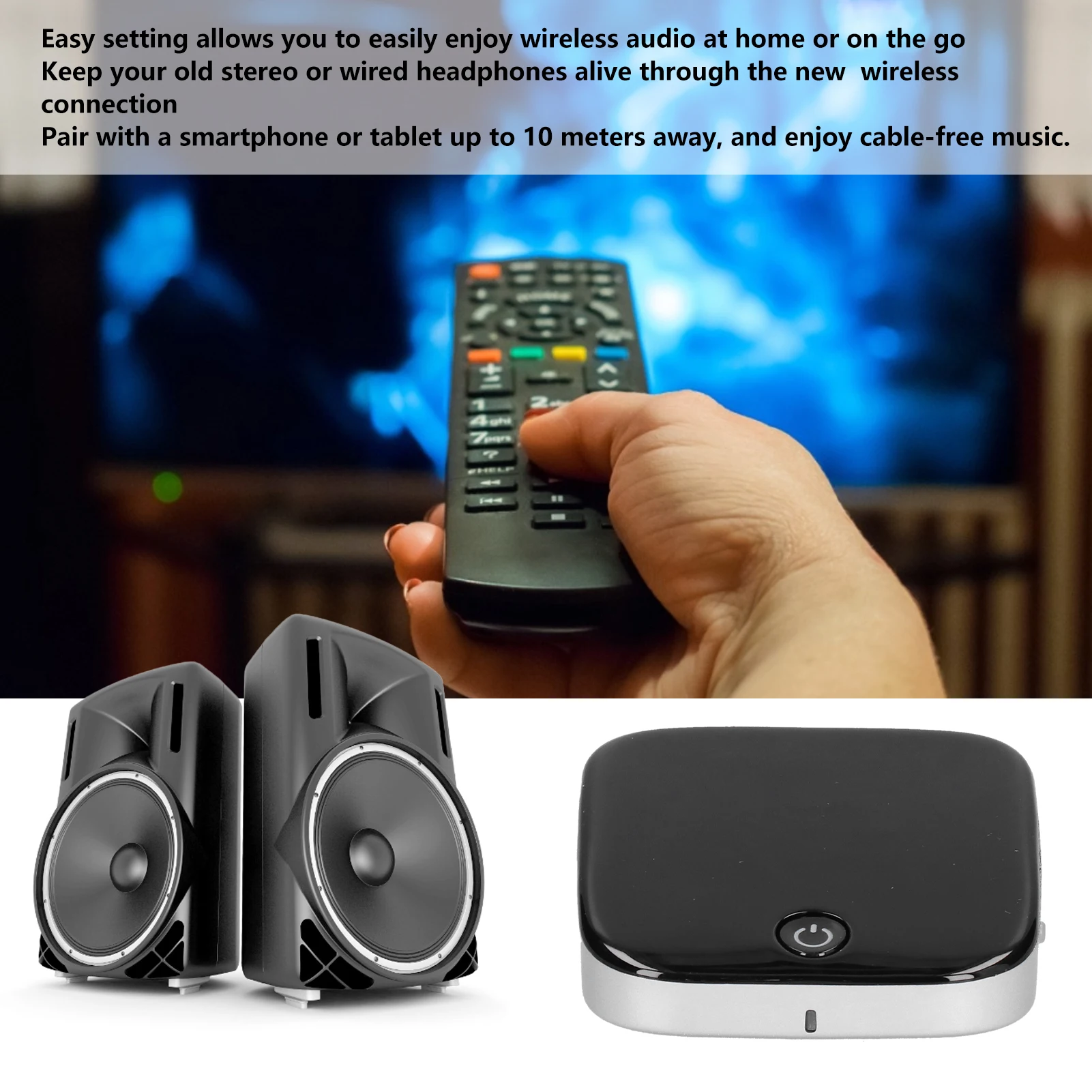 BTI-029 무선 Bluetooth 5.0 어댑터 TV 오디오용 휴대용 Bluetooth 송신기 및 수신기 어댑터 무선 오디오 어댑터