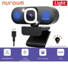 NUROUM V32AFL  4K HD Webcam with Microphone Auto-Focus Auto-Framing Web Camera with Adjustable Fill Light &Privacy Protection 1