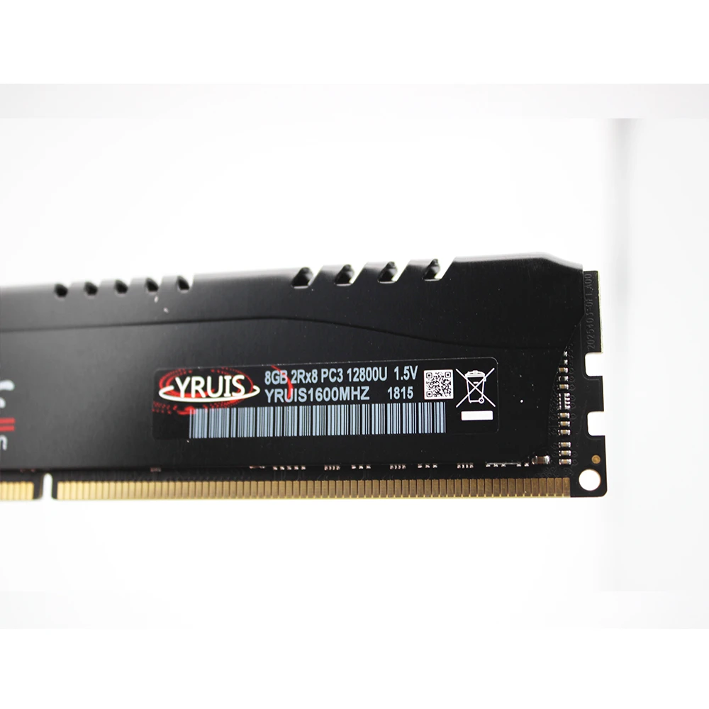 8GB (1x8GB) DDR3 DIMM Desktop PC3-12800 DDR3-1600MHz 1.5V 240-Pin DDR3 Desktop Memory