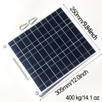 Kit de panneaux solaires 1000W avec contrôleur intelligent 100A, Mono Portable pour la maison, camping-car, comprend des câbles à crochets et des pinces crocodile 4