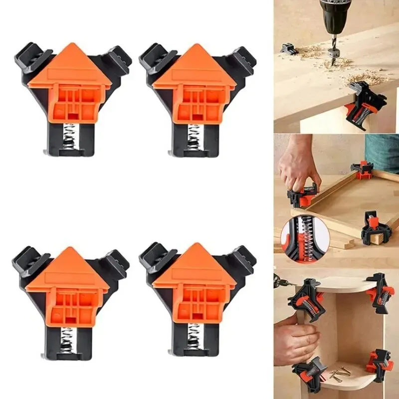 Woodworking Clamps Angle Clamp Tool Set 90 Degrees Fixer for Photo Frame Picture Frame Installation Home Tool