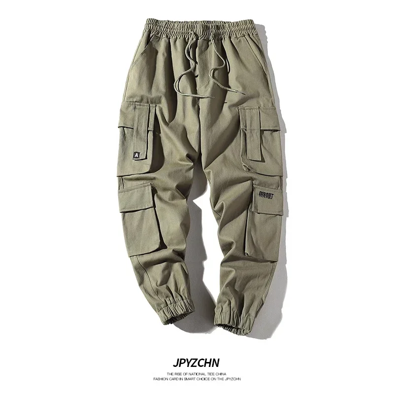 Description Picture 5 of itemCasual Pants Men's trend line of loose-fitting overalls pants leggings sports pants