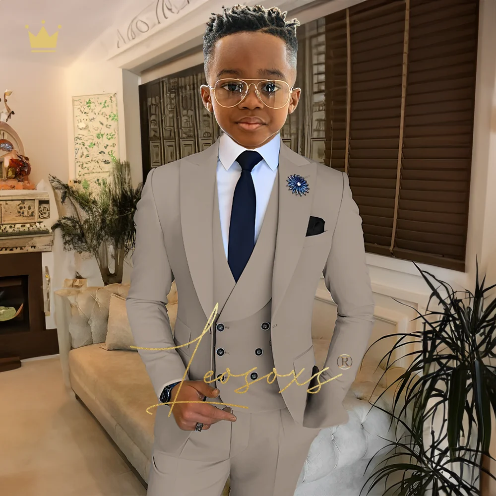 Boys suit 3 piece suit children's formal occasions 3-16 years old children's birthday party wedding festival dress Boys Formal Suit Set