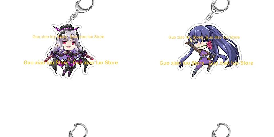 Taimanin GOGO Oma Shinobu Tanaka Ine Hosokawa Tamako Li Wutao Esmeralda Mizuki Yukikaze Chibi Anime Acryc Key Drinking Bag Anhänger – Detail 8