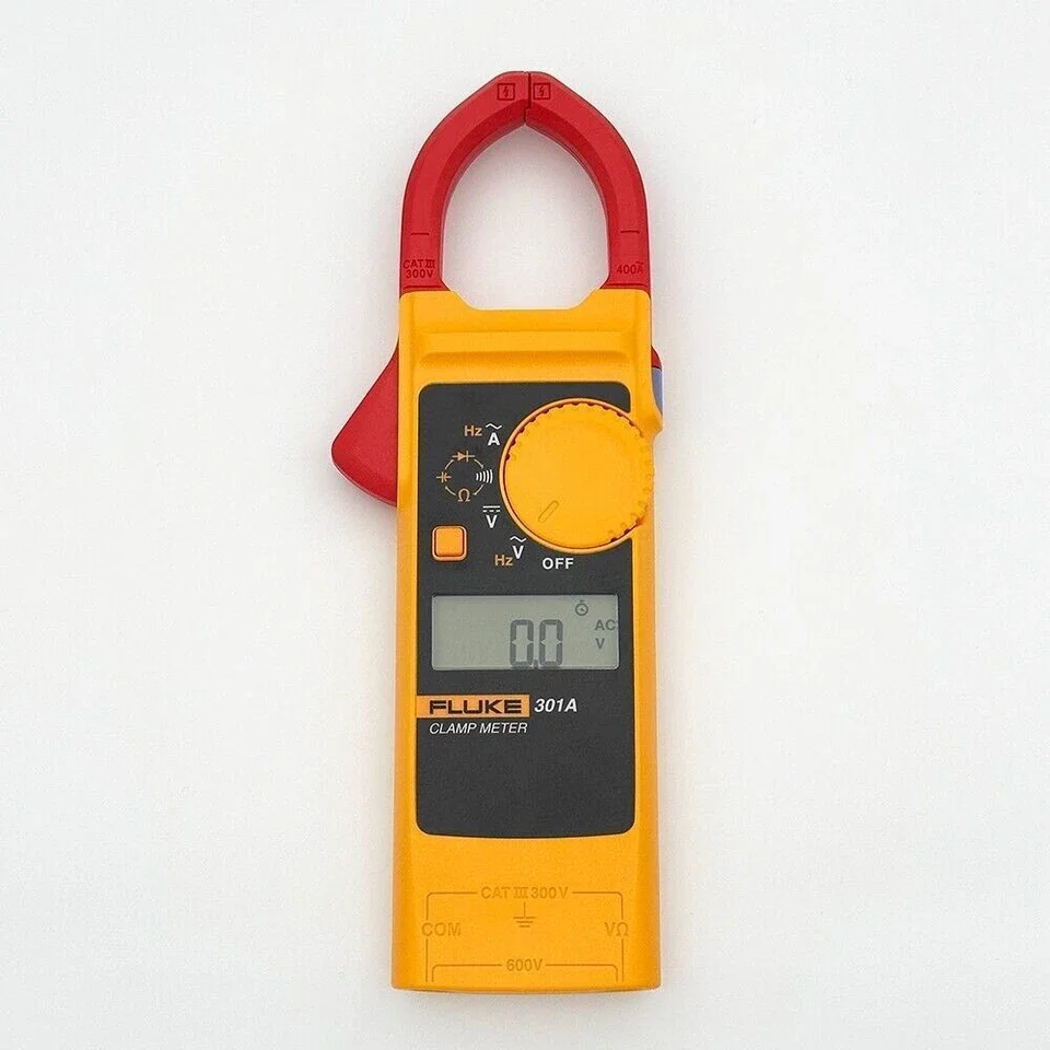 Fluke 301 시리즈 FLUKE 301A 301A+ 301B 301C 301D 클램프 미터 휴대용 10mm 턱 AC 전류 AC/DC 볼트 Ω 주파수