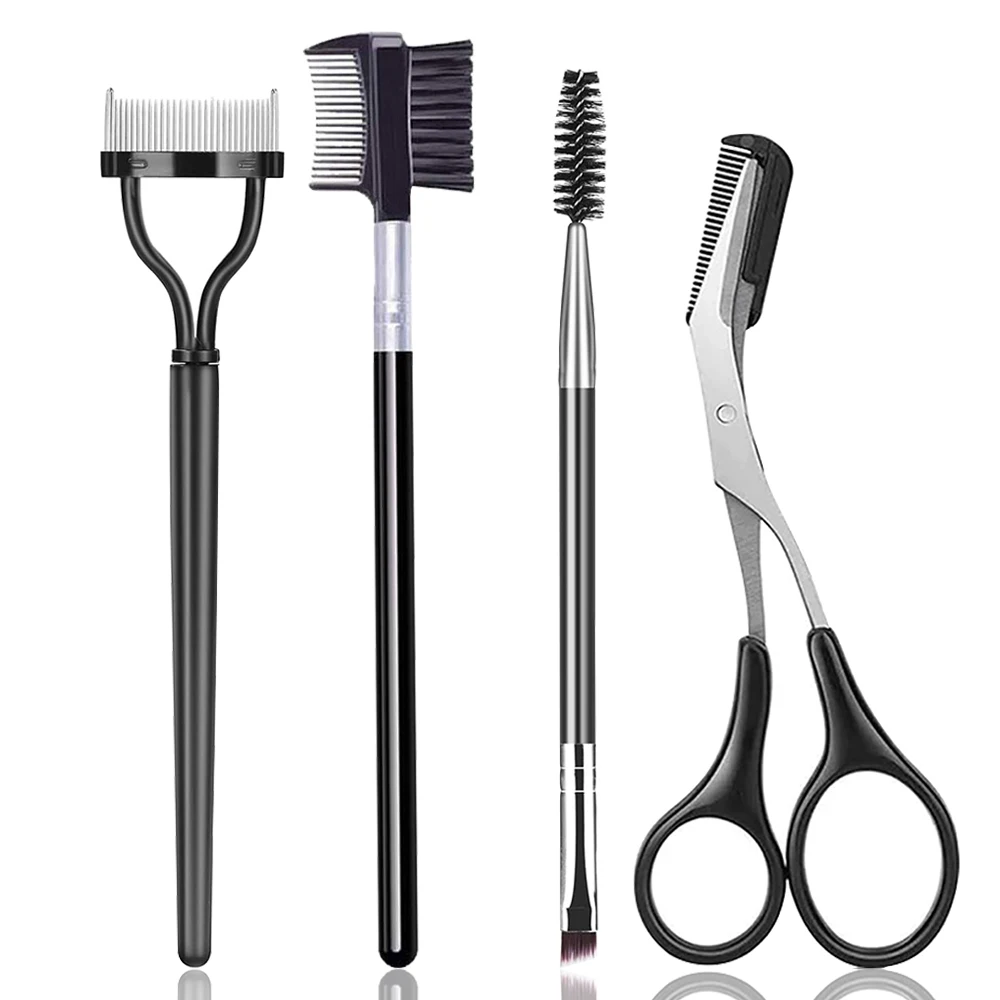 Eyebrow Brush Set with Lash Separator Tools