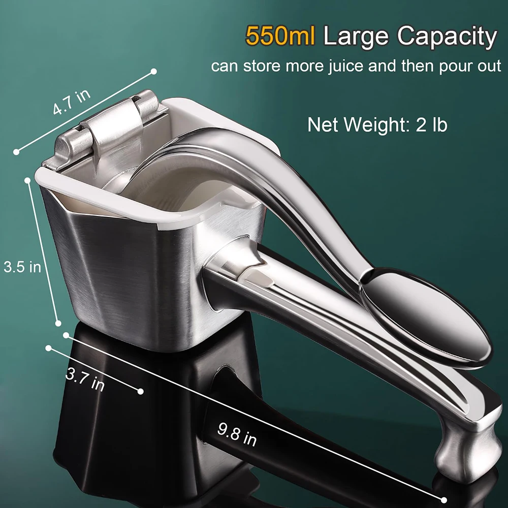 Heavy Duty Hand Juicer 304 Stainless Steel Lemon Squeezer