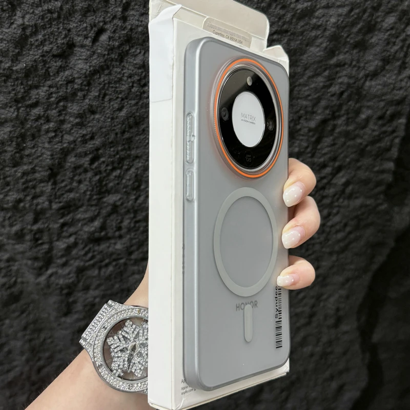 Enhanced Translucent Shockproof Case with Matte Finish