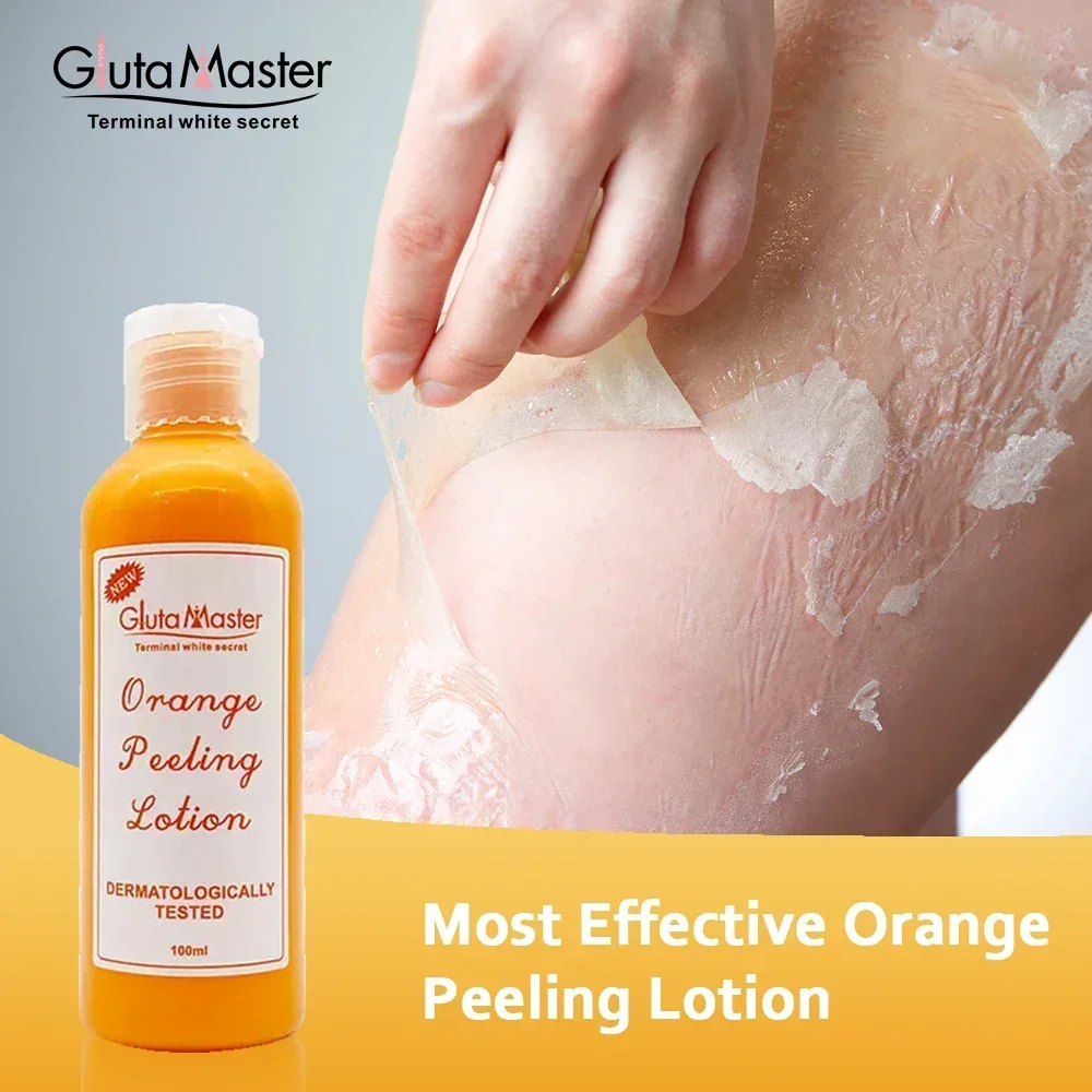 Orange Peeling Lotion 100ml Remove Body Dead Skin Exfoliating Whitening and Smoothing Body Skin Care Product Peeling Oil