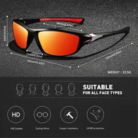 Lunettes de soleil vintage pour hommes et femmes, pour la course à pied, la montagne, la conduite, la pêche, les loisirs, lunettes de protection pour le VTT, les sports de plein air 6