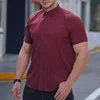 Summer Men Shirt Short Sleeve Oversize Red 6XL 7XL 8XL 10XL 12XL Plus Size Formal Fashion Solid Black White Casual Dropshipping 2