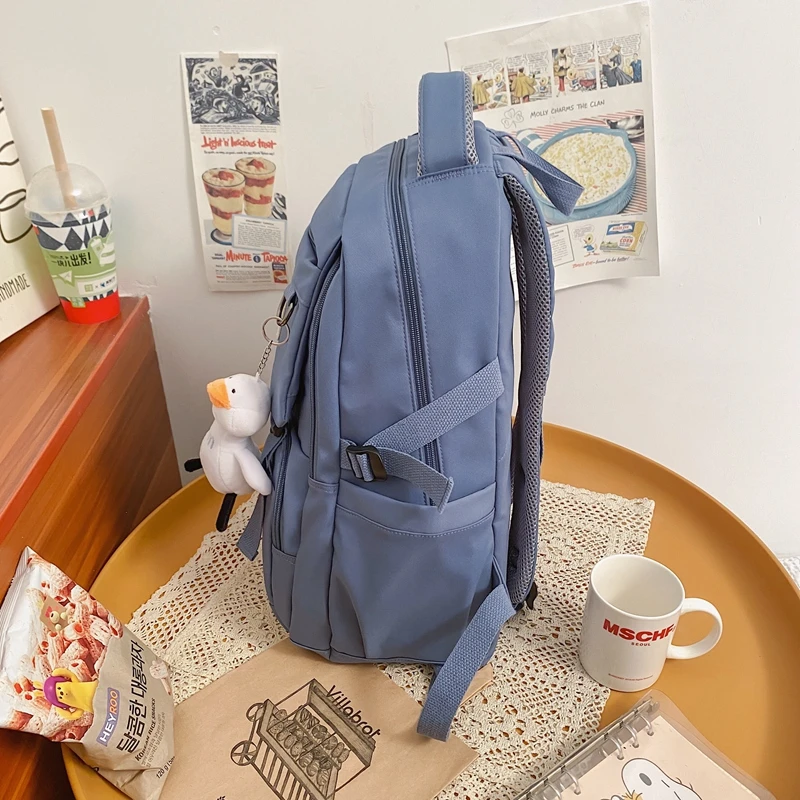 JOYPESSIE Fashion Lovers Rucksack High School Bookbag for Girls Boy Schoolbag Women Travel Bag Mochila Men Laptop Backpack Black