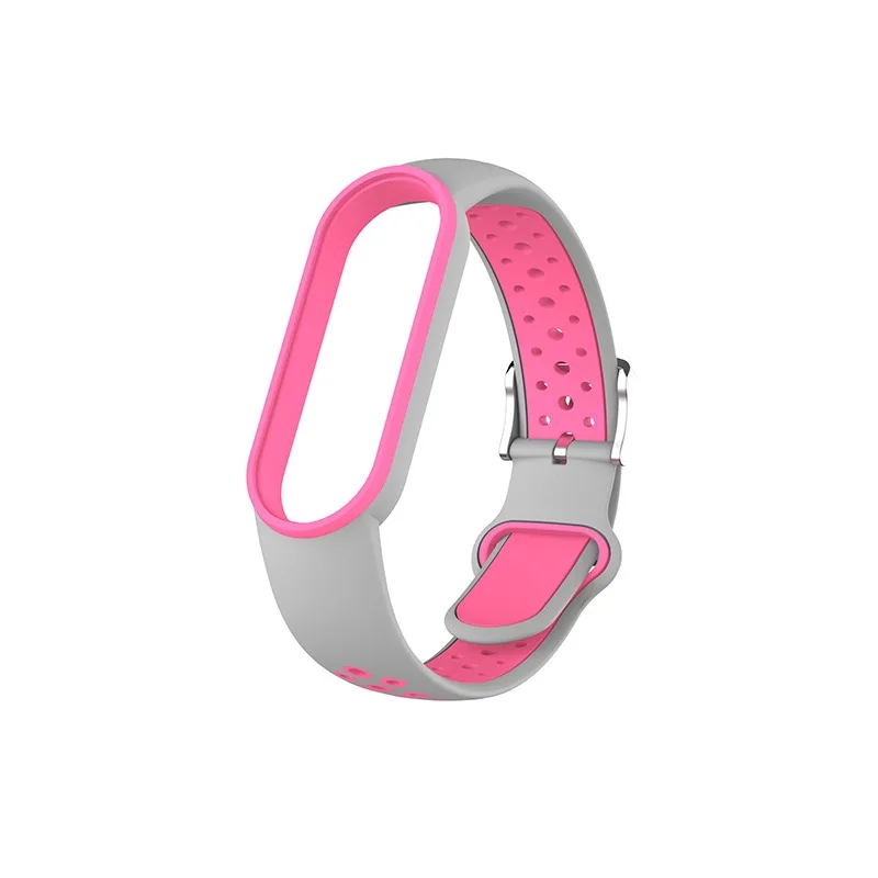 Dual-Color Silicone Replacement Wristband Bracelet for Xiaomi Smart Band Series