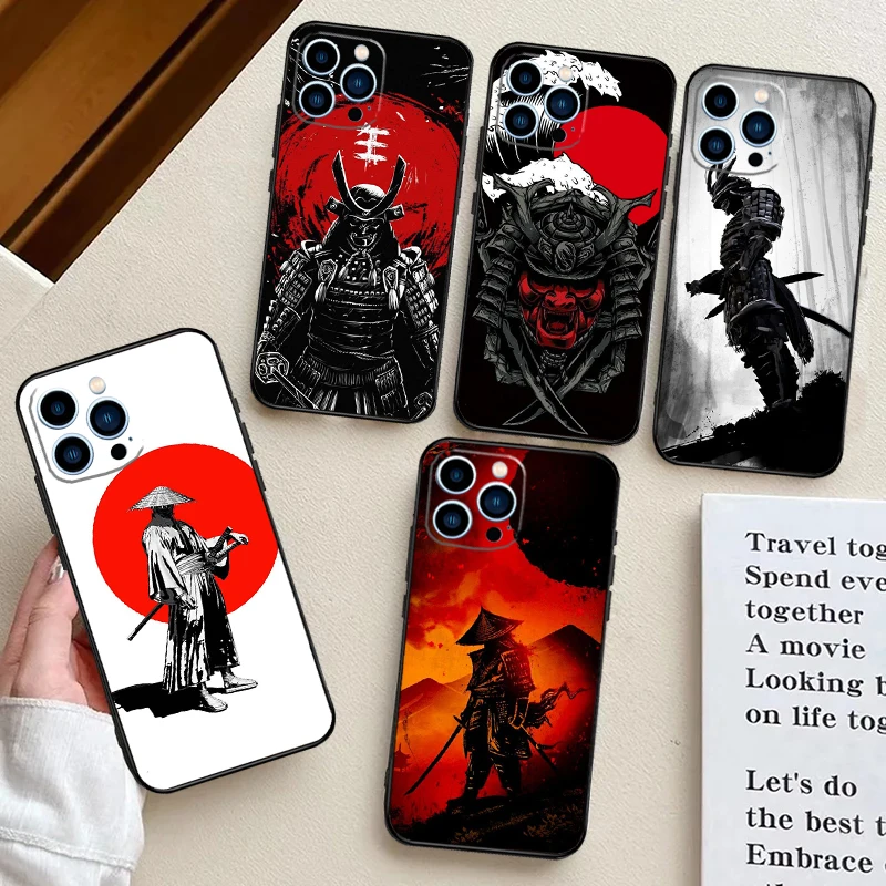 Samurai Art Phone Case - Anime Japanese Design Back Cover