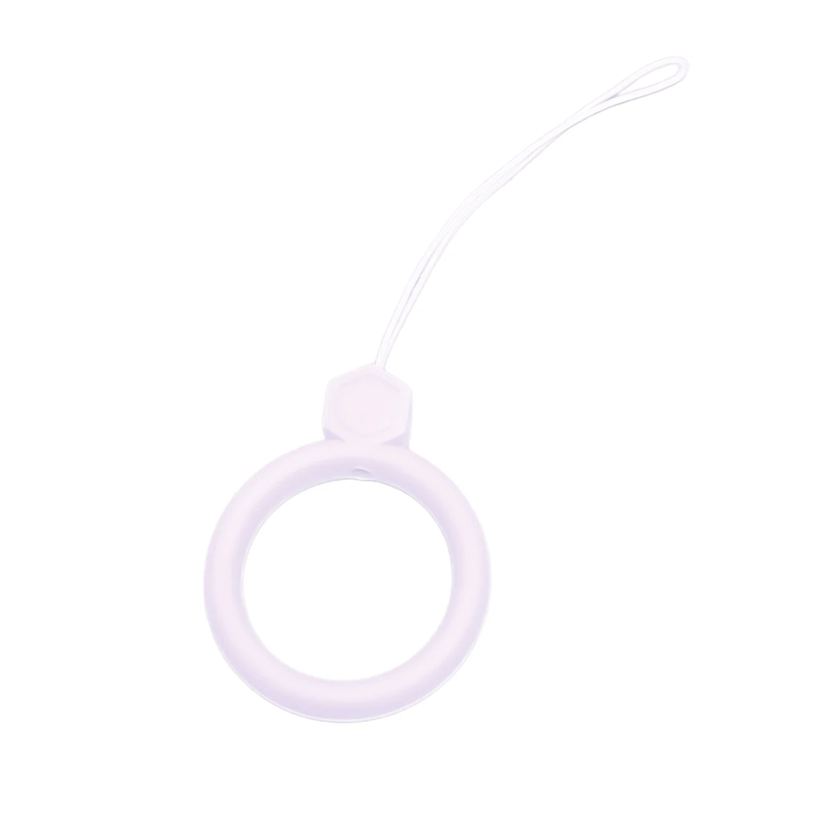 Soft Silicone Wrist Strap Lanyard Keychain