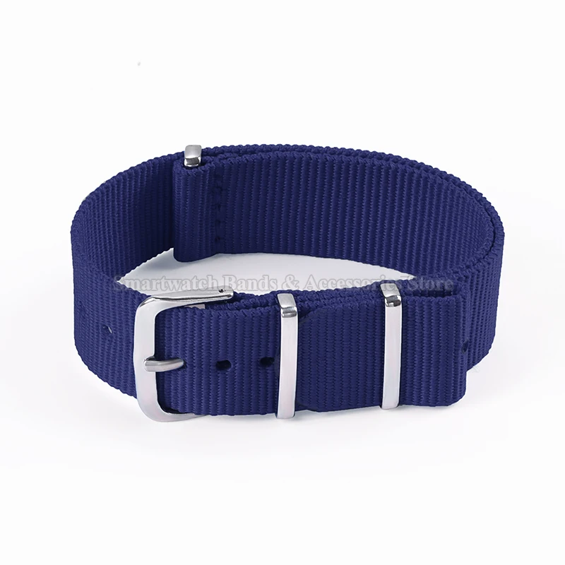 Universal Nylon Canvas Watch Strap – Military Sport Braid Bracelet
