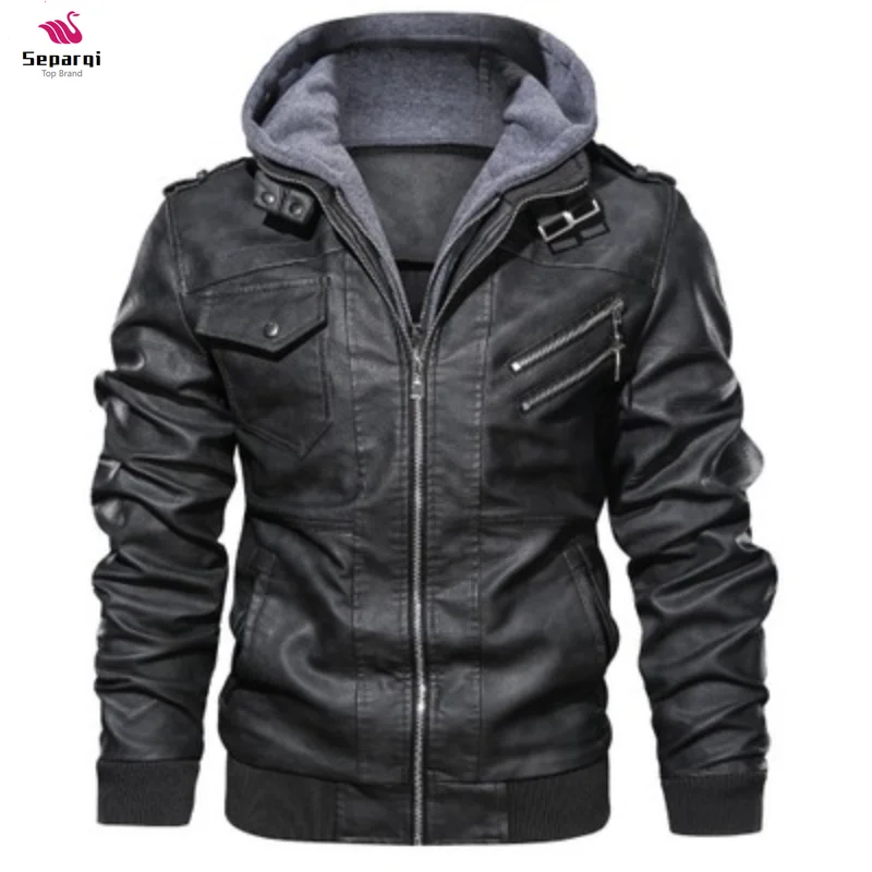 

Новинка 2024, мужские кожаные куртки SEPAQI, осенняя Повседневная мотоциклетная куртка из искусственной кожи, байкерские кожаные пальто, брендовая одежда, европейские размеры
