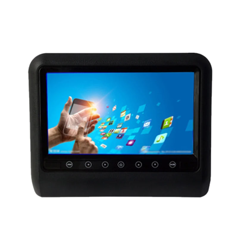 

9 inch Hd 1080P Car Headrest Dvd Fm Ir Player Video Game Monitor Usb Sd Press Sensor