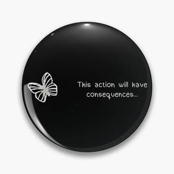 La Vita È Strano Questa Azione Avrà Co Personalizzabile Soft Button Pin Hat Gioielli Creativi Spilla Da Bavero Amante Della Moda Divertente