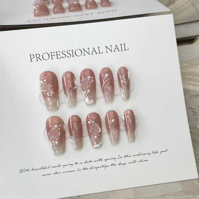 10Pcs-Handmade-Press-on-Nails-Long-Ballet-Blue-Fake-Nails-with-3D-Ocean-Moon-Rhinestone-Design jpg