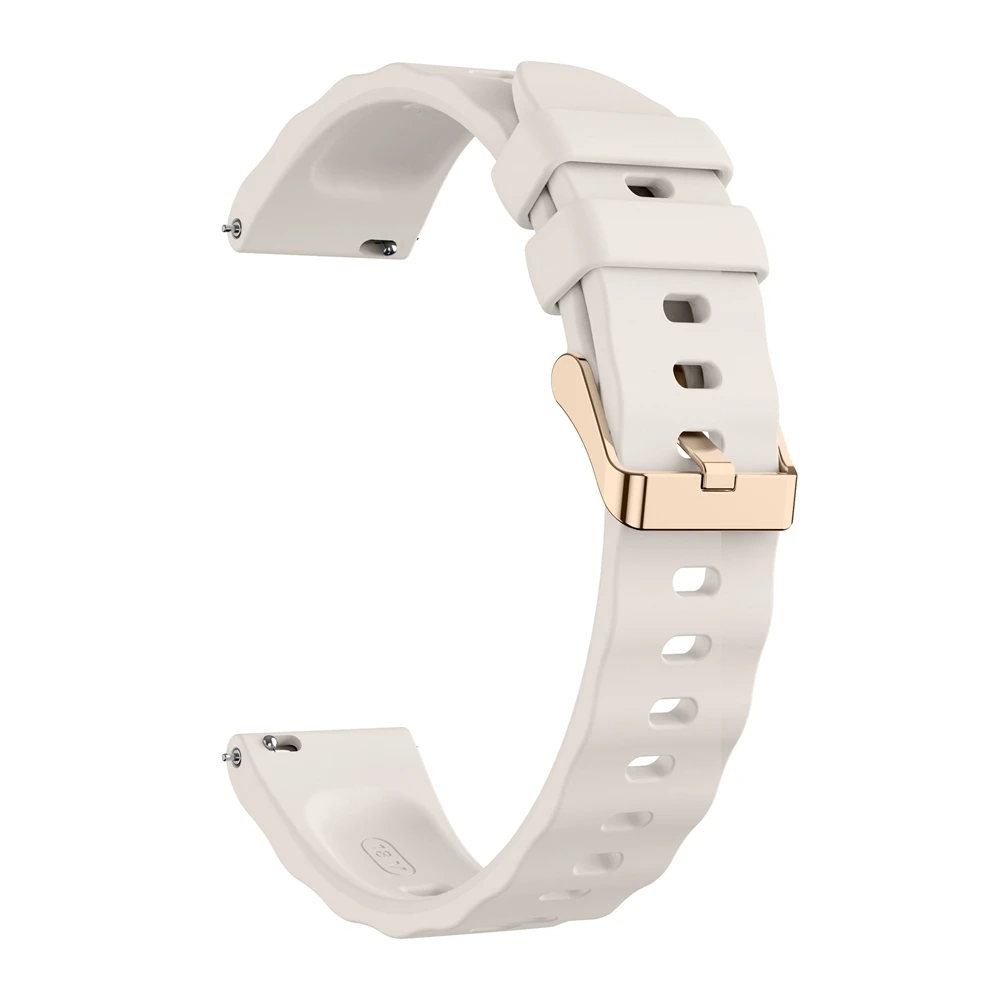 18mm Silicone Replacement Watch Strap - Premium Silicone Band for Small-Sized Smartwatches