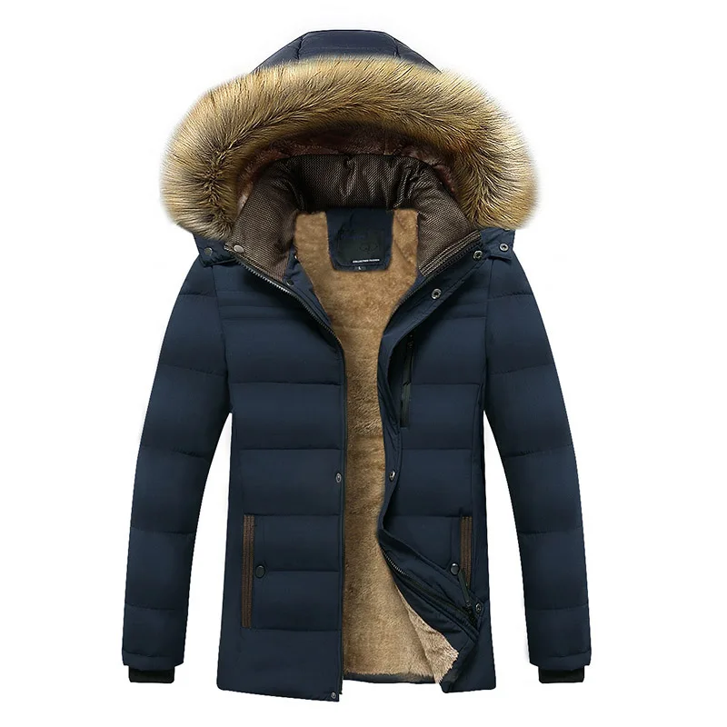 2023 New Men Winter Outdoor Fashion Casual Windproof Keep Warm Thickening  Jacket Coats Men Detachable Hooded Jacket Men - AliExpress