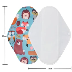 2 Pcs Menstrual Pads New Design Multiple Use organic Bamboo cotton fleece Night Reusable Sanitary Pads Napkin