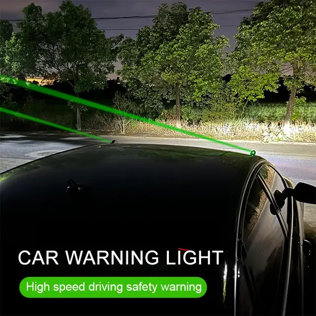 Grün LED Laser Warnleuchte Auto Warnlicht Absicher Pilot