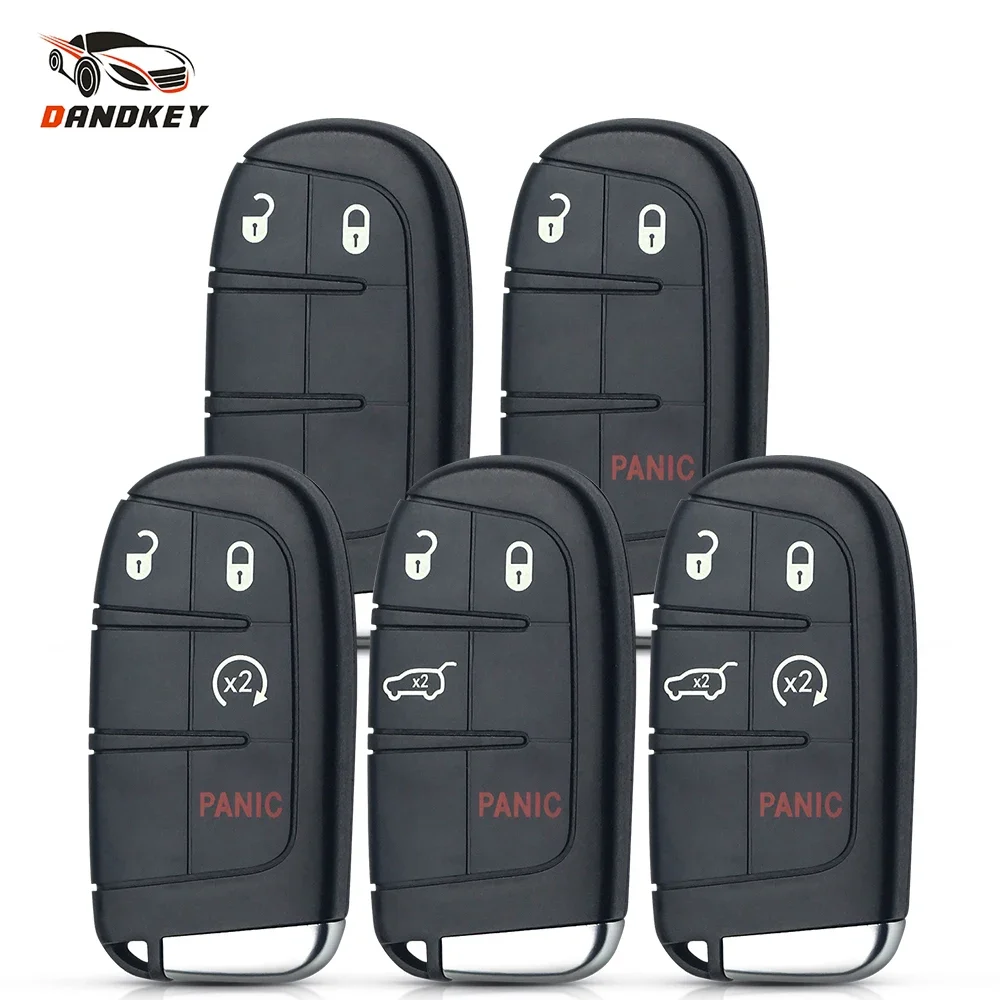 

Dandkey 10pcs 2/3/4/5 Buttons Remote Key Shell Small Key For Chrysler 300 DODGE JOURNEY Dart Charger Jeep Grand Cherokee Fiat