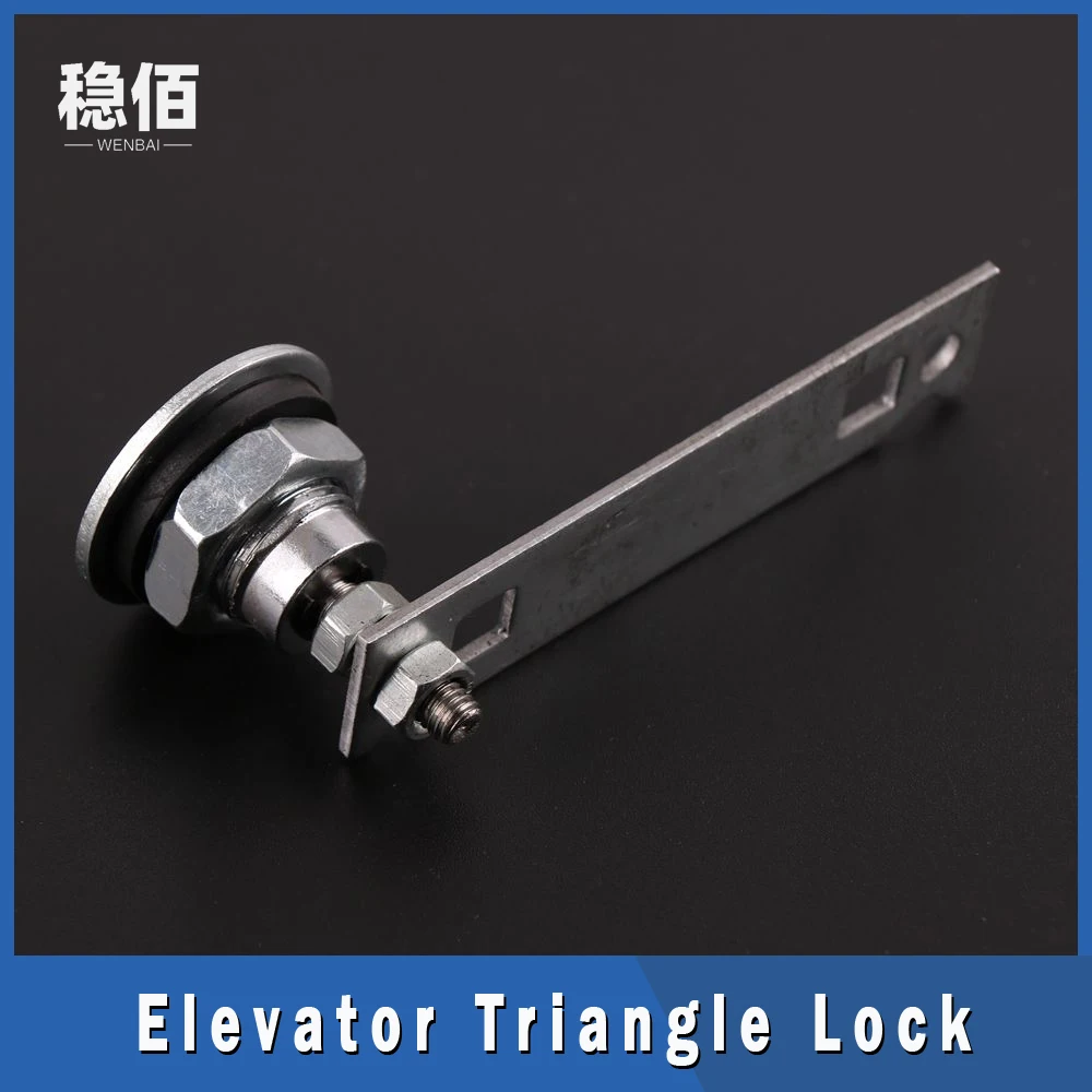 1pcs Elevator accessories elevator triangle lock Applicable to Giant KONE Elevator Elevator landing door triangle lock elevator parts elevator triangle key