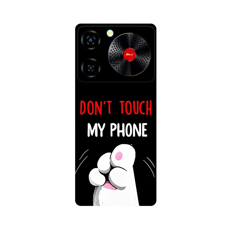 Nubia Music Case - Funny Cute Silicone Soft Back with Shockproof Bumper