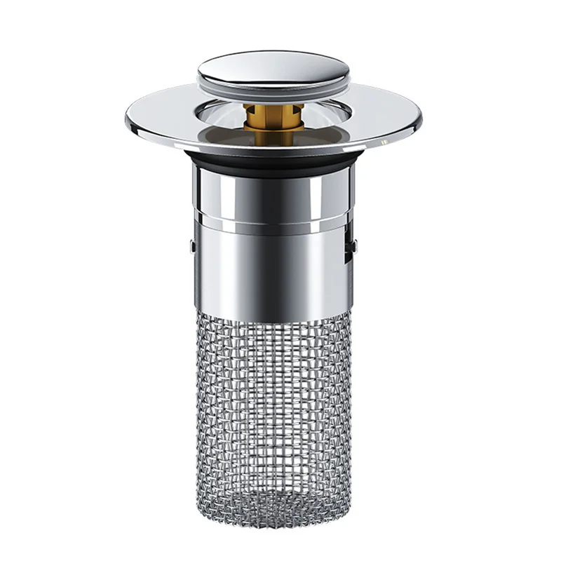 Multifunctional Floor Drain Filter Washbasin Pop-Up Bounce Core Basin Stopper Hair Catcher Shower Sink Strainer Bathroom Tools sink filter sink strainer floor drain filter hair drain catcher shower drain filter