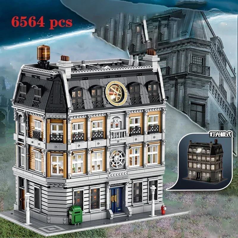 6564 Pz Strange Sanctorum Sanctum Showdown Casa Stregata Building Blocks Mattoni Bambini Compleanno Giocattoli Di Natale 613001