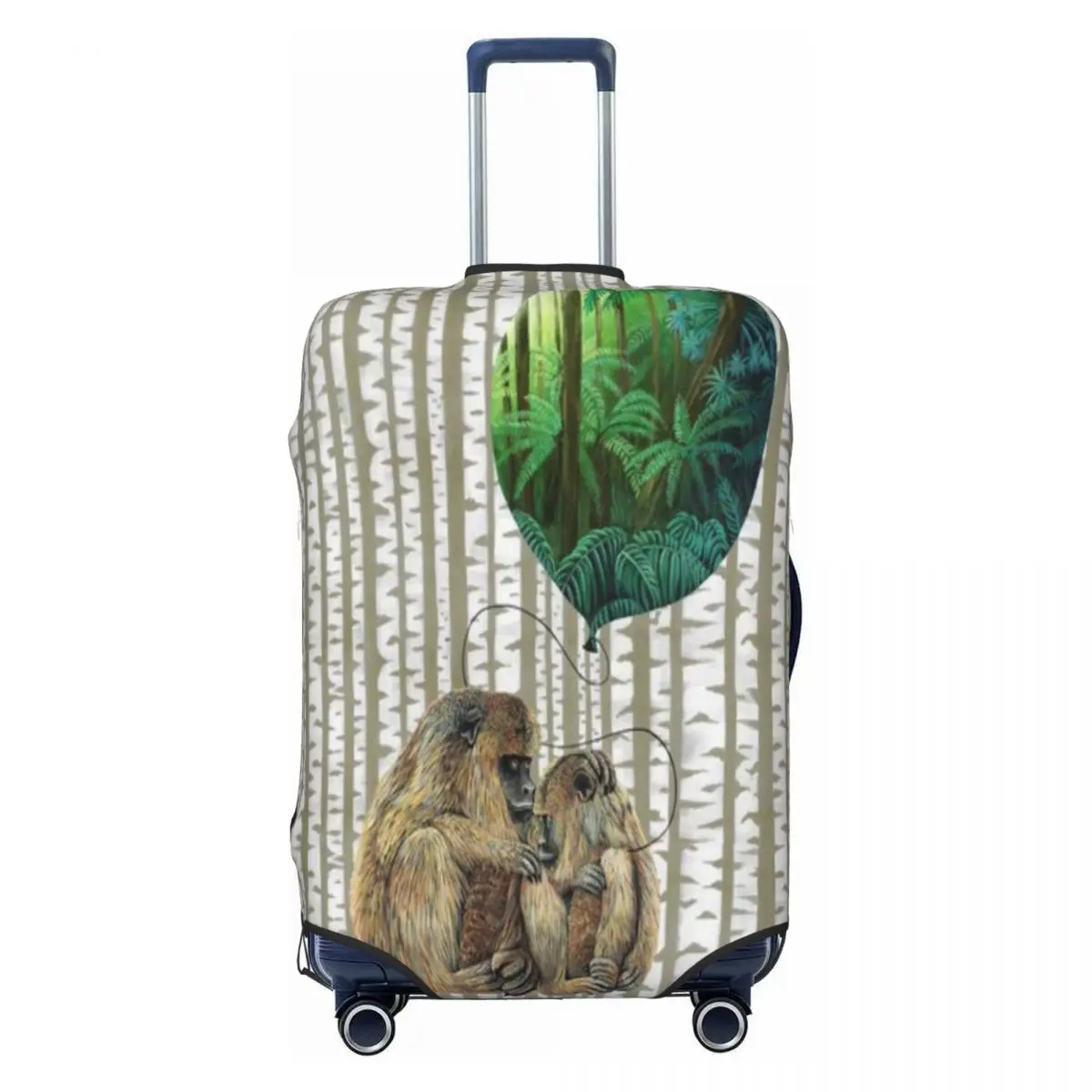 

Чехол для чемодана воздушная обезьяна DreamA