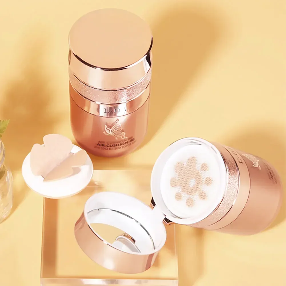 Description Picture 4 of itemAir Cushion BB Cream Butterfly Powder Puff Moisturizing Foundation Concealer Whitening Oil-control Waterproof Makeup Cosmetics