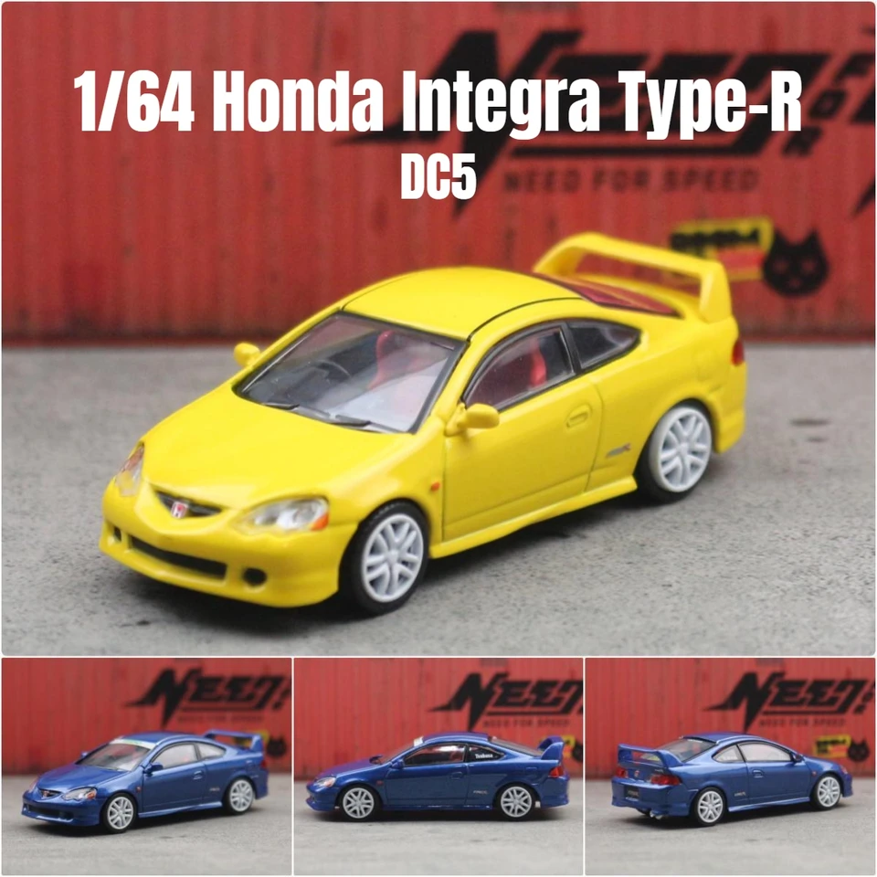 1/64 Honda Integra Type-R DC5 JDM Toy Car Model 1:64 Diecast