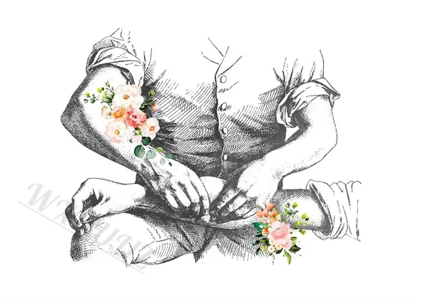 Butterflies Aesthetics Nordic Style Anatomy Art Canvas Print Posters for Home and Hospital Decor