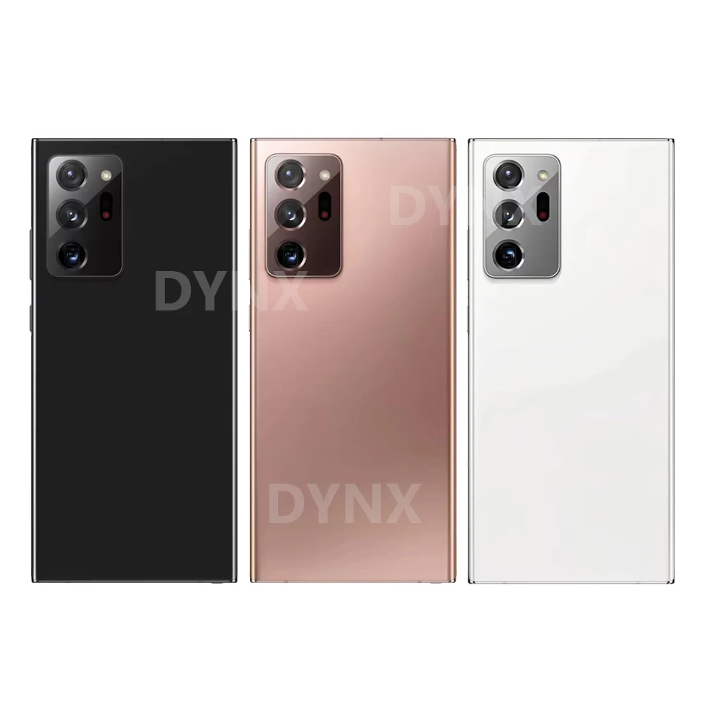 SAM-Note20Ultra용 유리 후면 커버 케이스 카메라 유리 접착제가 포함된 후면 유리 배터리 도어