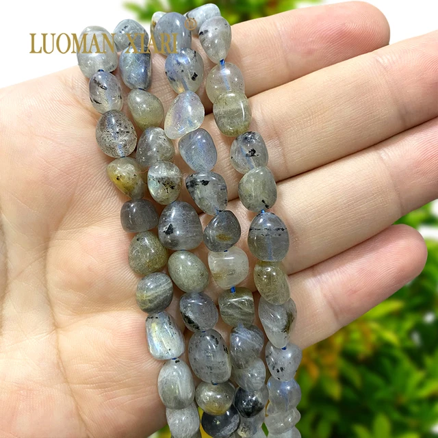 Perles d'Espacement Irrégulières en Labrumen Naturel, Accessoires pour Bijoux, Boucles d'Oreilles, Bracelets, Breloques, 8-10mm 1