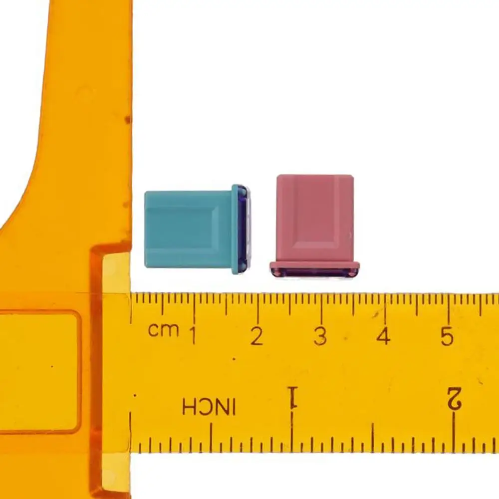 5Pcs Plastic 20A/30A /40A Micro Female Slow Blow Fuse 0.63*0.47*0.56inch Different colors Automotive Cartridge Fuse Car