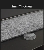 Large Size Wool Felt Mouse Pad Office Computer Desk Protector Mat Table Laptop Cushion Non-slip Gaming Accessories Keyboard Mat 2