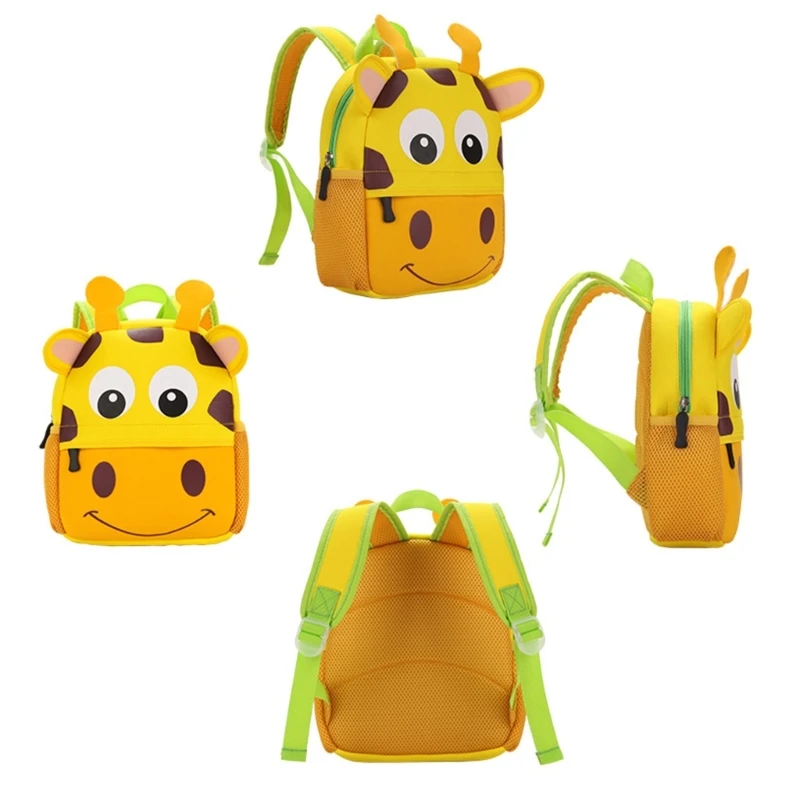 Cartoon School Bag Bookbag Daypack 3D Animal Shoulder Bag Kindergarten Backpack