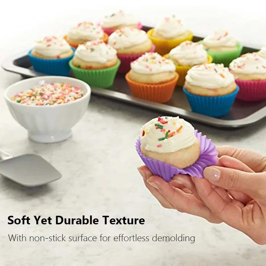 Silicone Cupcake Baking Molds 4