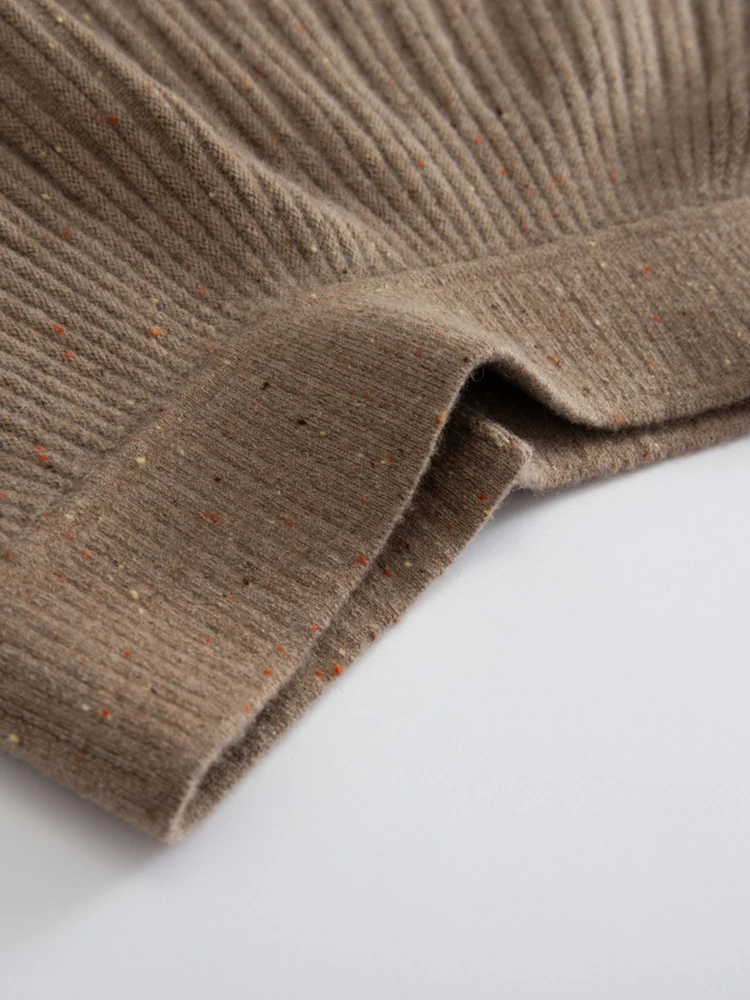 Chic Cashmere Skirt - Back View