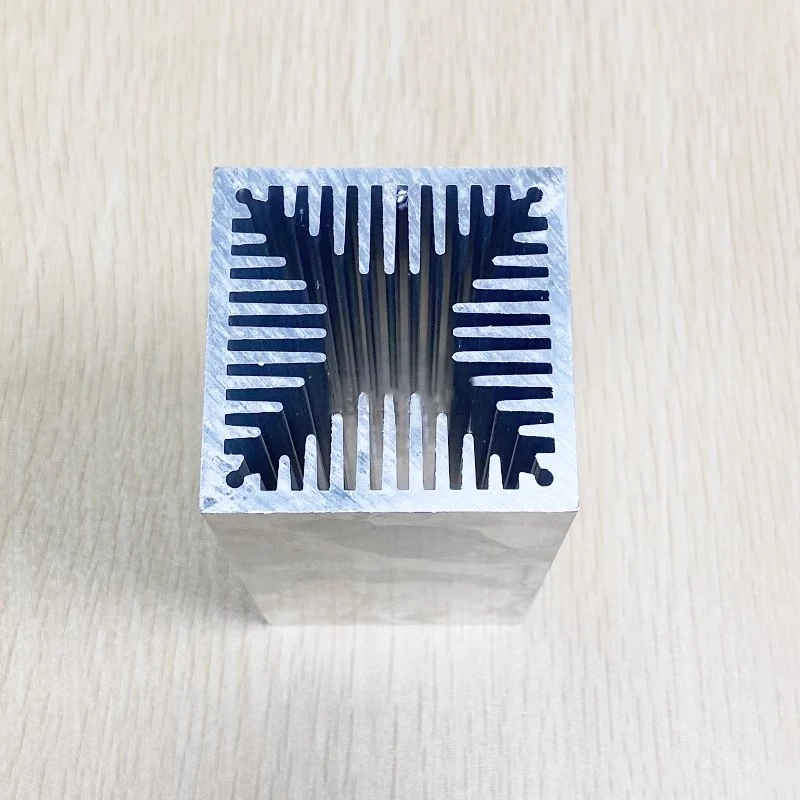 Transistor heat sink 50*50*150mm Transistor Heat Sink With Fan Powerful Tube Radiator Wind Tunnel Aluminum Heat Dissipation