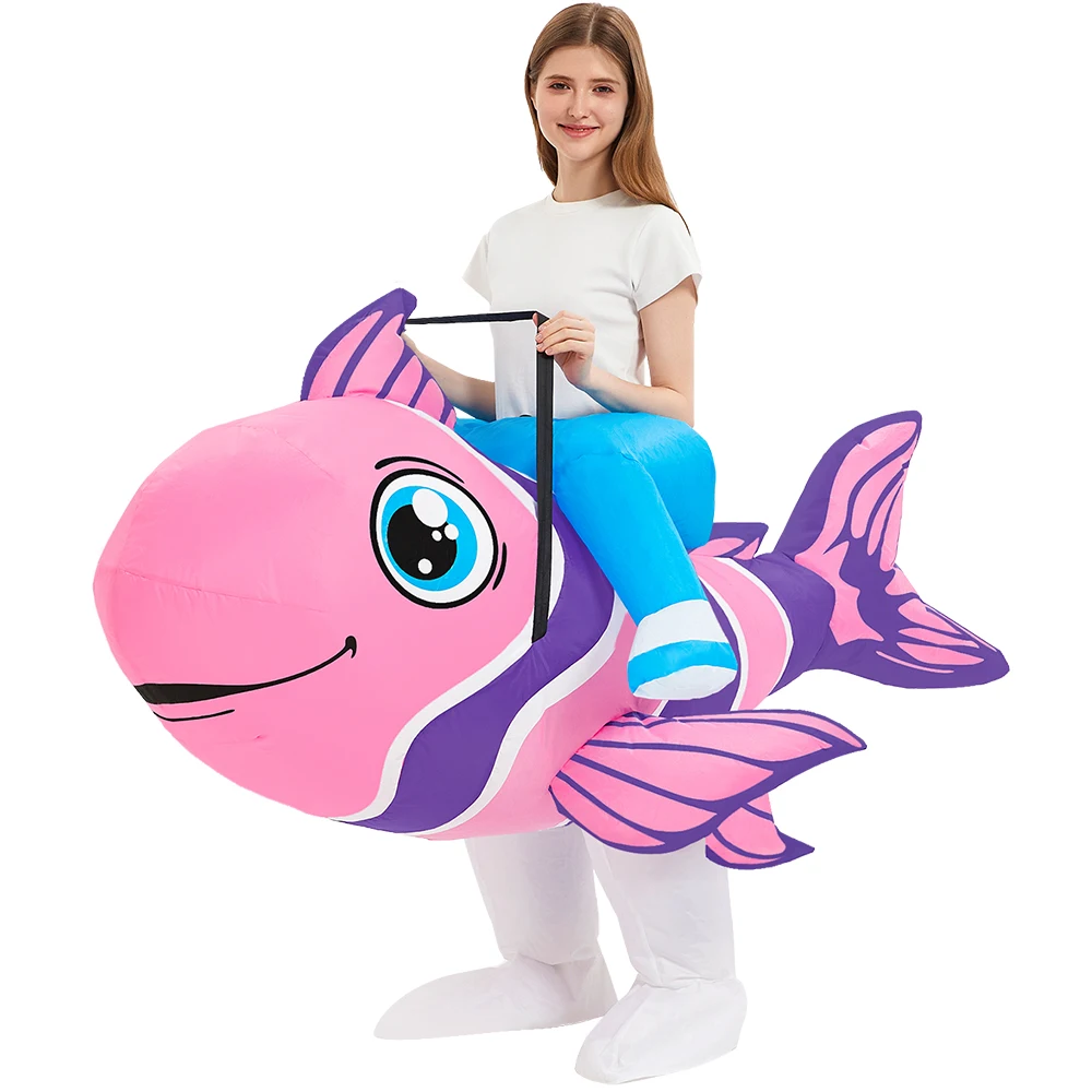 Women Rainbow Fish Costume: The Ultimate Guide to Choosing and Wearing a  Blow-Up Tropical Fish