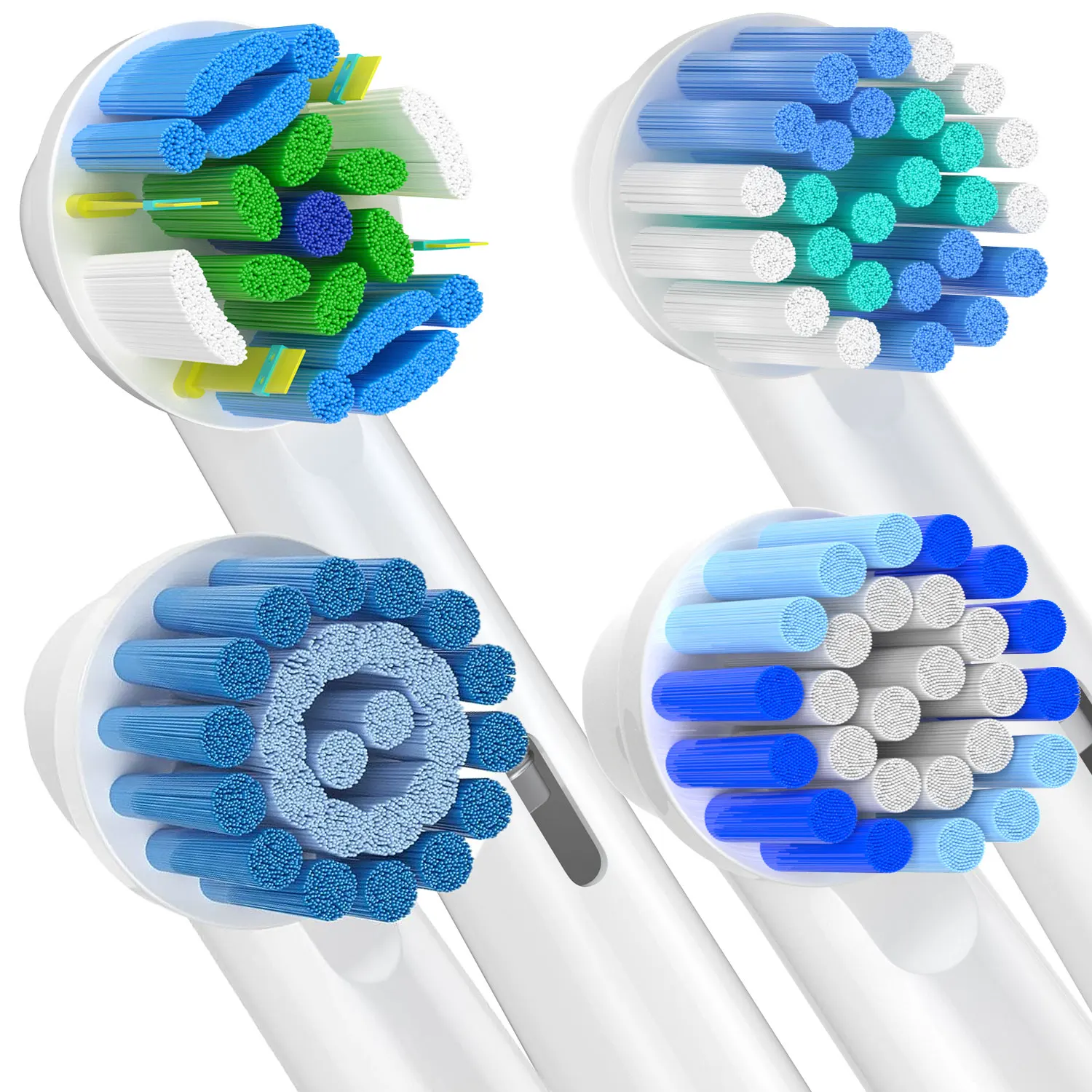 Toothbrush Heads Compatible with Oral b Electric Toothbrush 4 Sensitive 4 Precision 4 Floss 4 Cross 16Pack