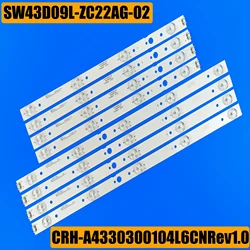 LED 43 inch backlight strip CRH-A4330300104L6CNRev1.0 CRH-A4330300105R6CNRev1.0 LG 43UG620V 43UJ620V 43UJ620Y SW43D09L-ZC22AG-02